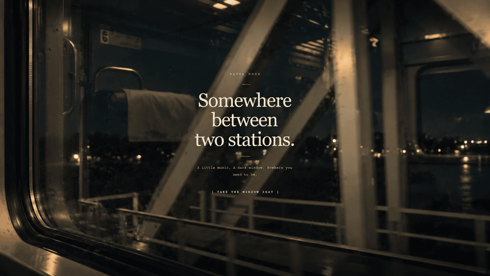 Kahin Door — Ambient Night-Journey Player — screenshot of the live product